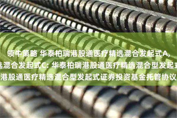 领牛策略 华泰柏瑞港股通医疗精选混合发起式A,华泰柏瑞港股通医疗精选混合发起式C: 华泰柏瑞港股通医疗精选混合型发起式证券投资基金托管协议